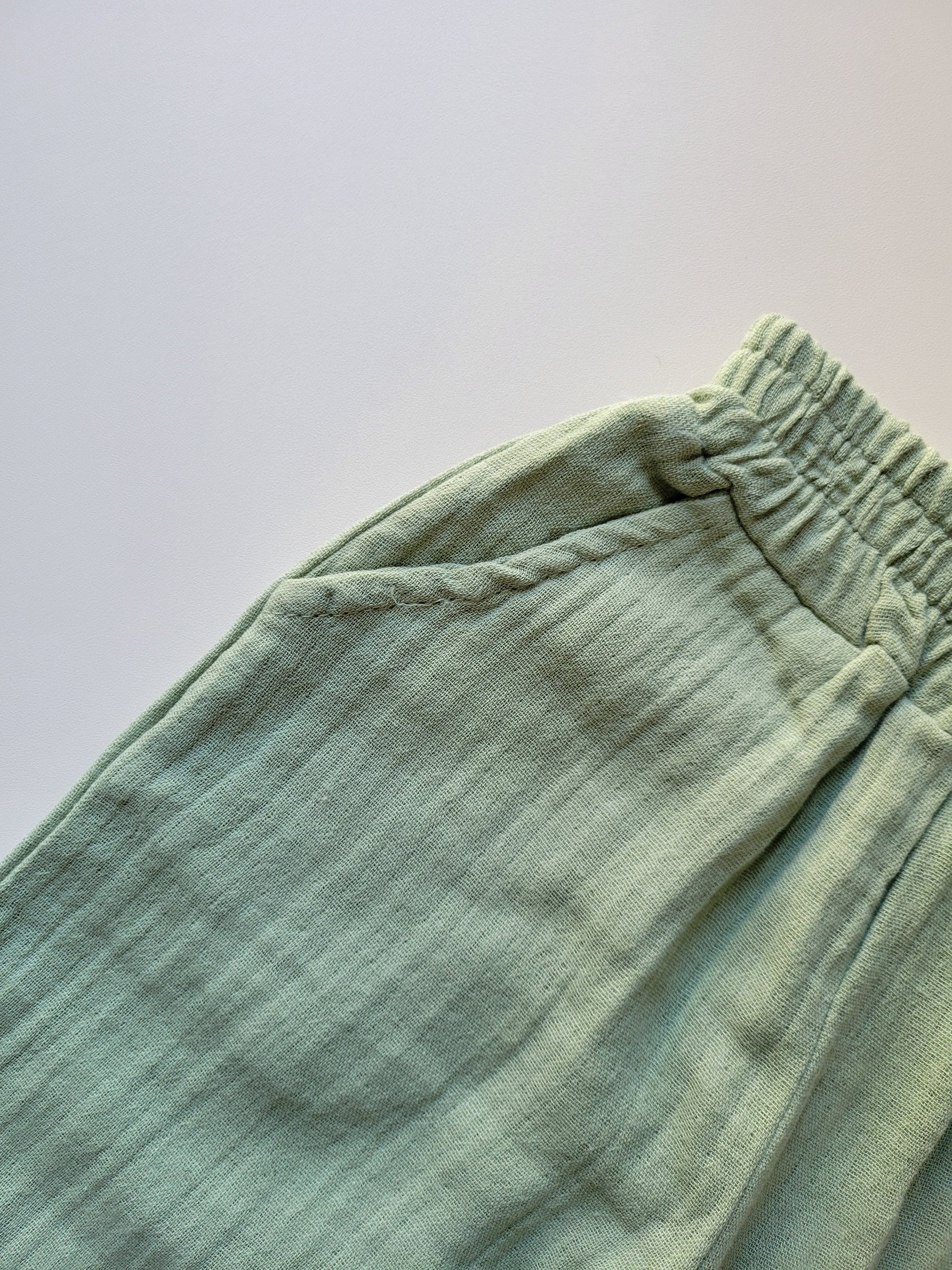 ENSEMBLE LÉGER RAYÉ &amp; GAZE DE COTON – 2 PIÈCES