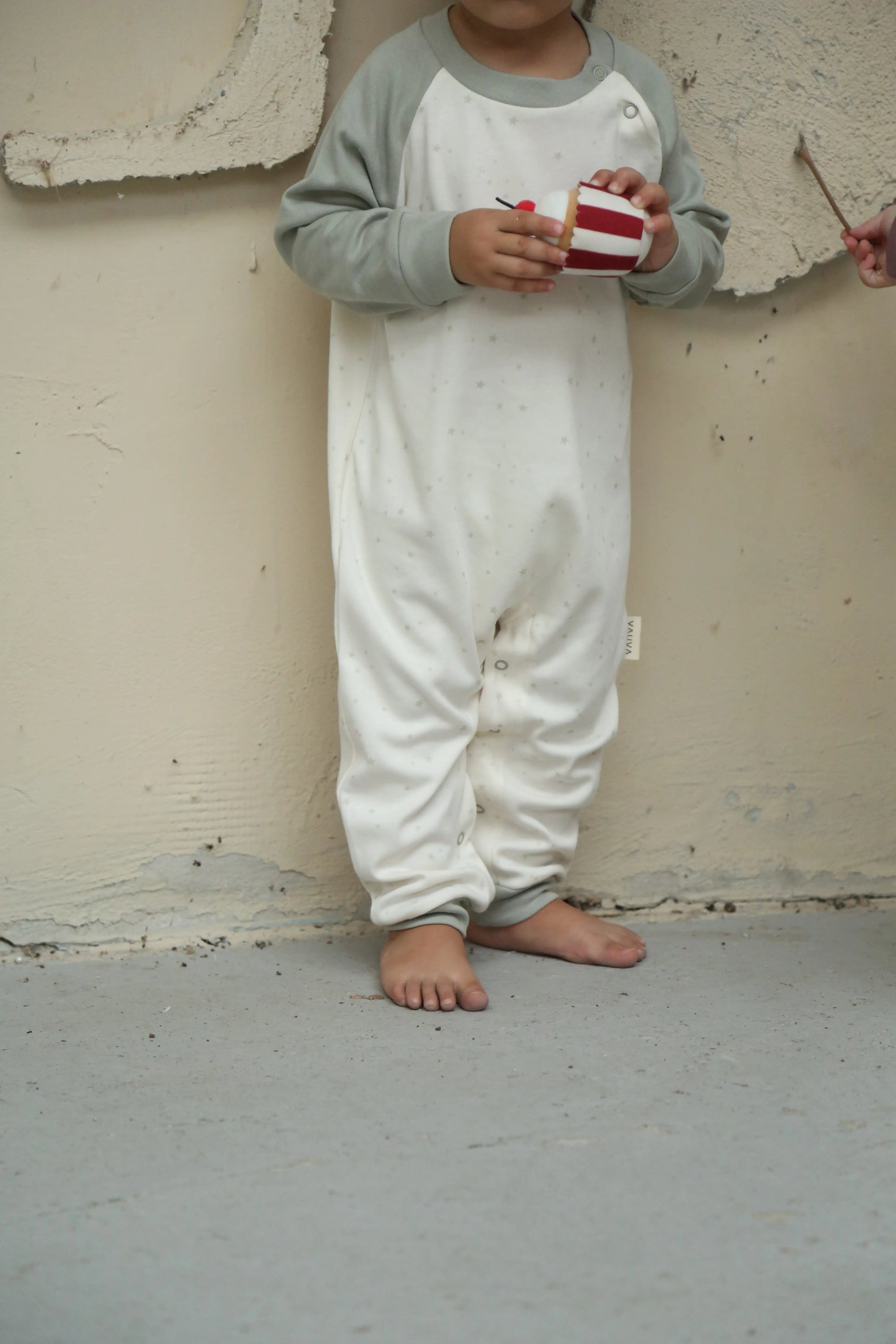 Grenouillère Bébé İmprimée en Coton