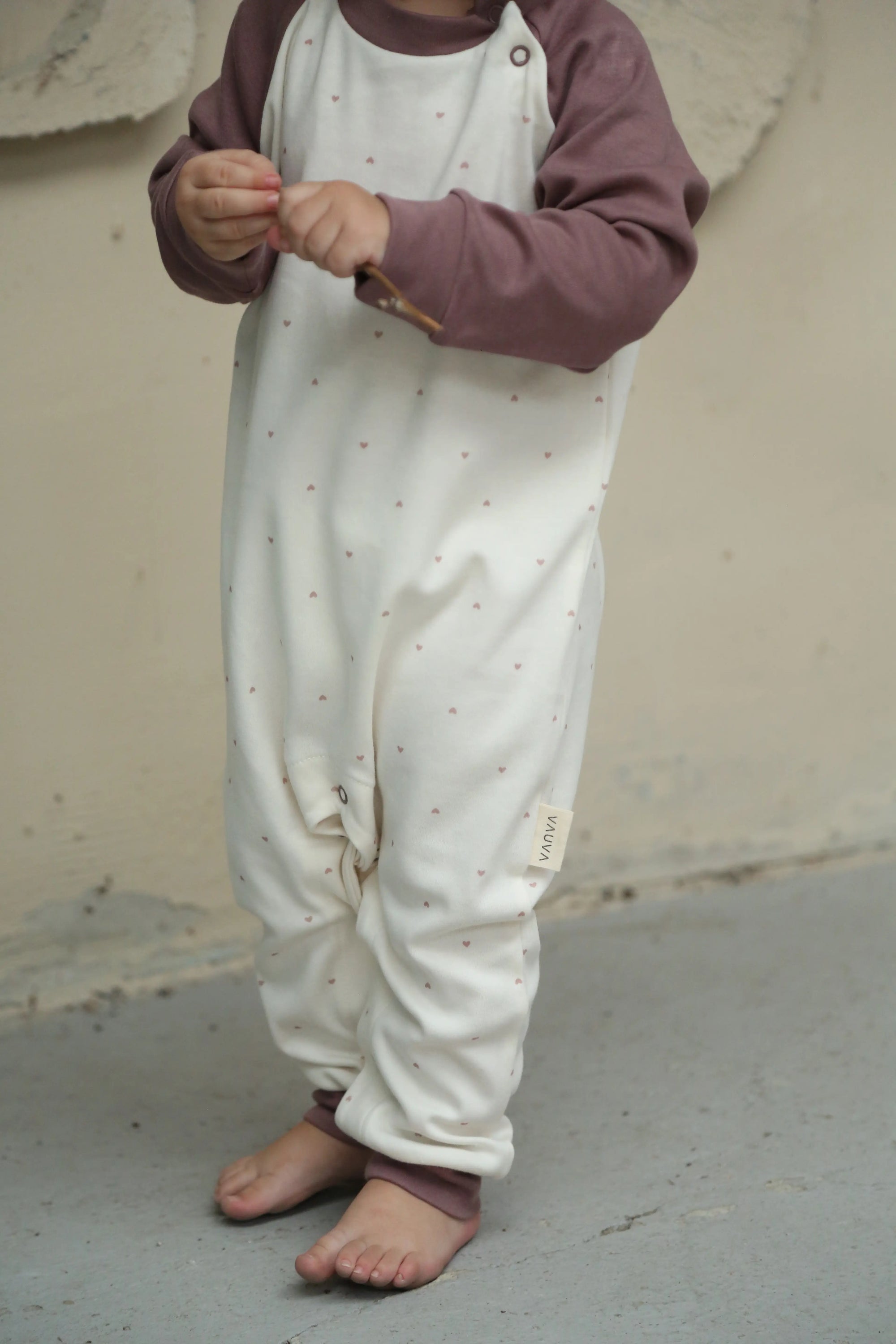 Grenouillère Bébé İmprimée en Coton