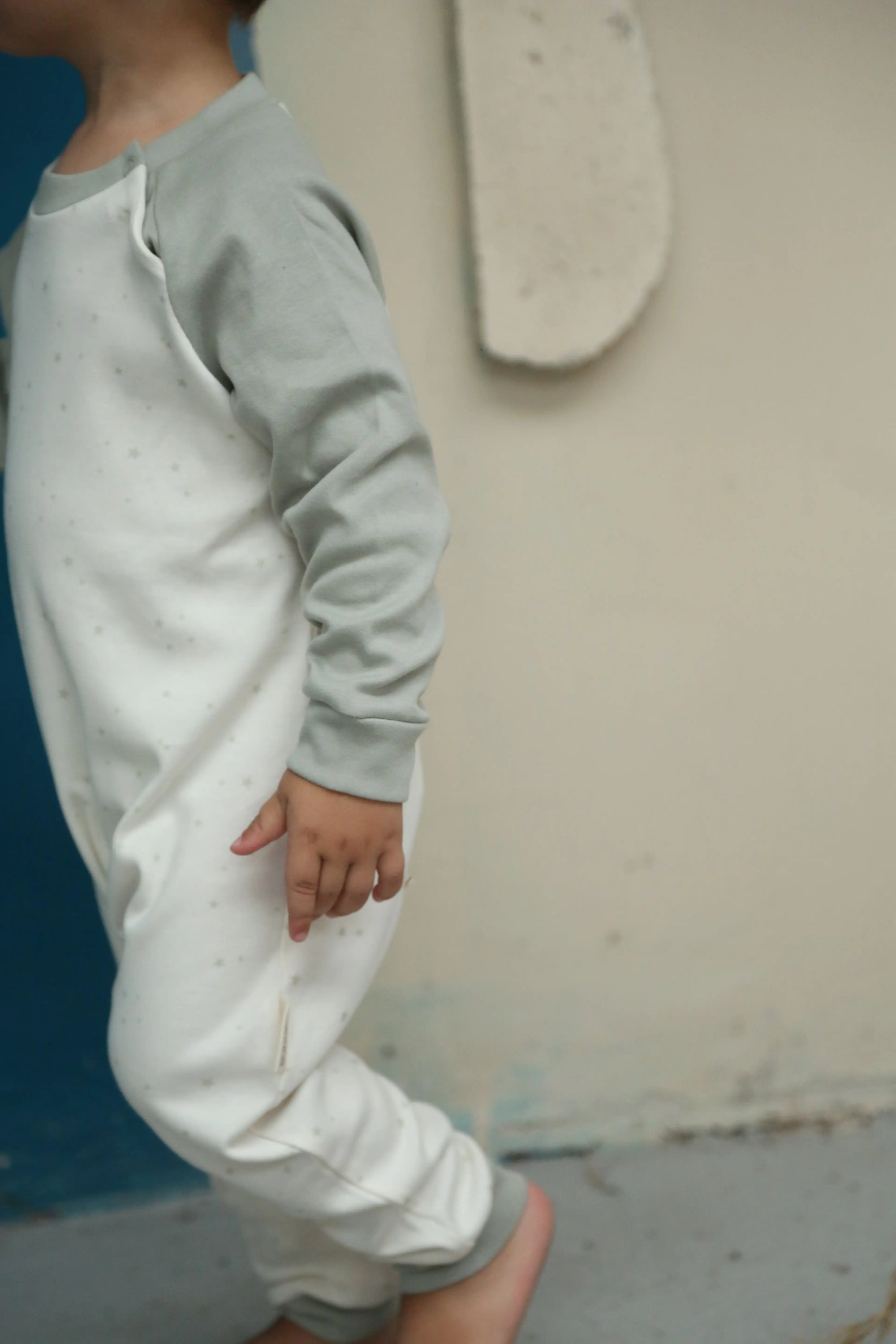 Grenouillère Bébé İmprimée en Coton