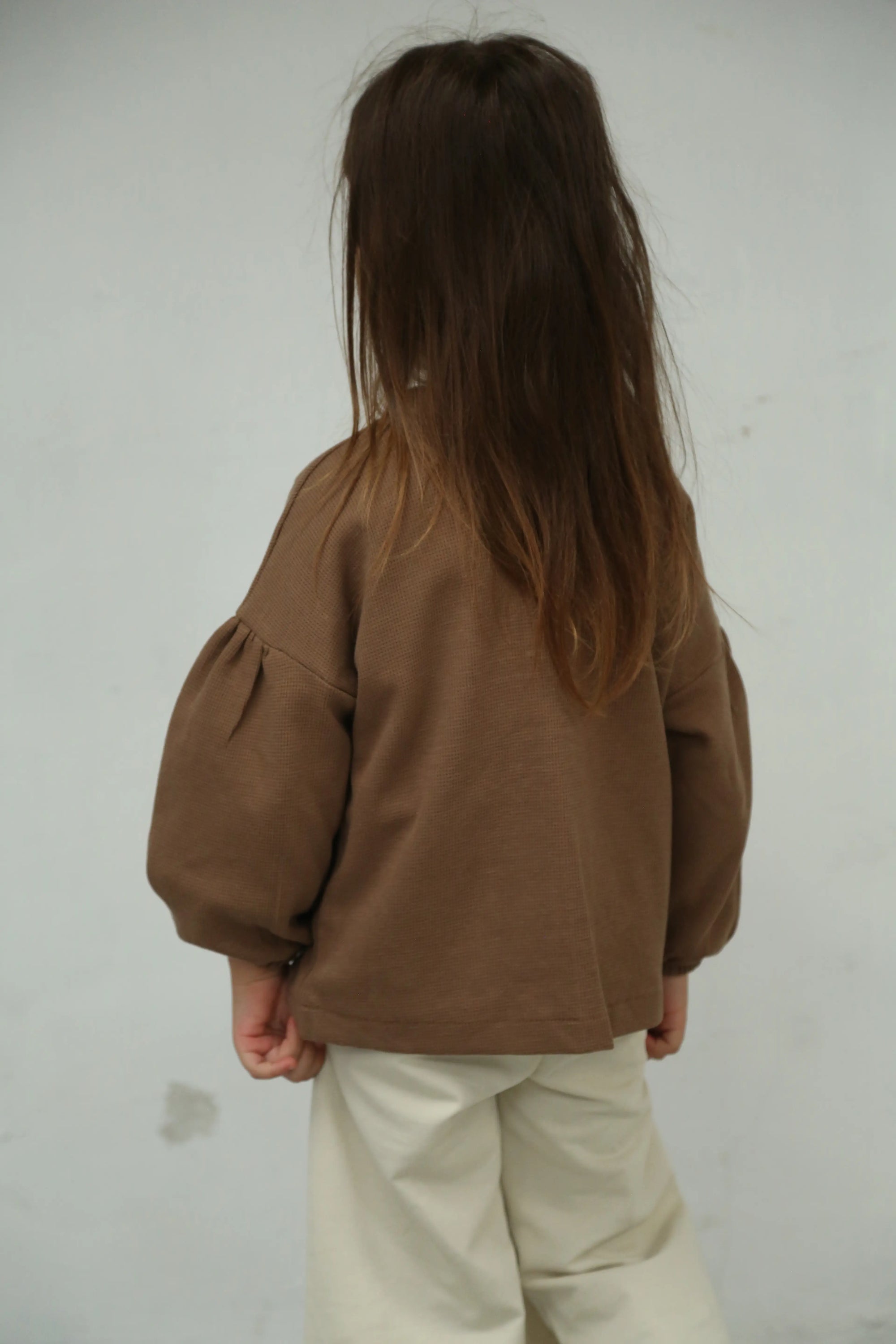 Gilet Bébé en Tissu Gaufré à Boutons