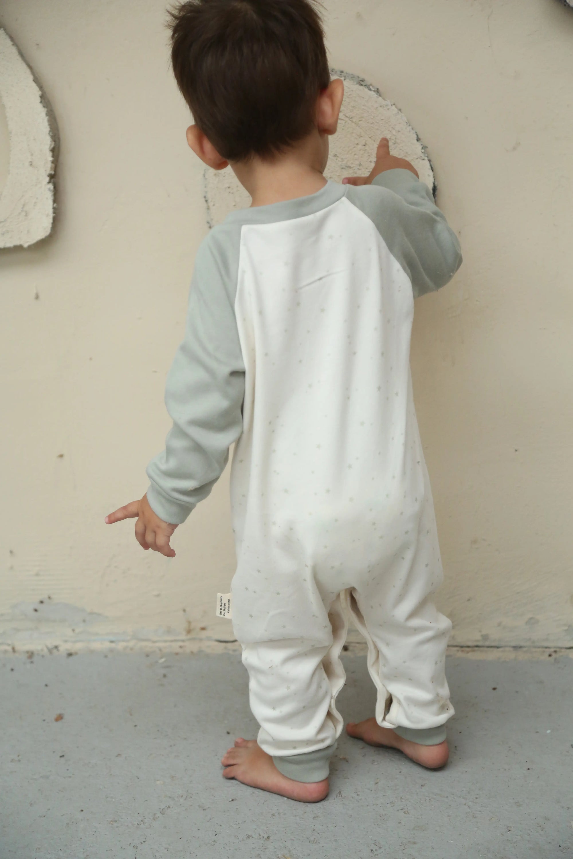 Grenouillère Bébé İmprimée en Coton