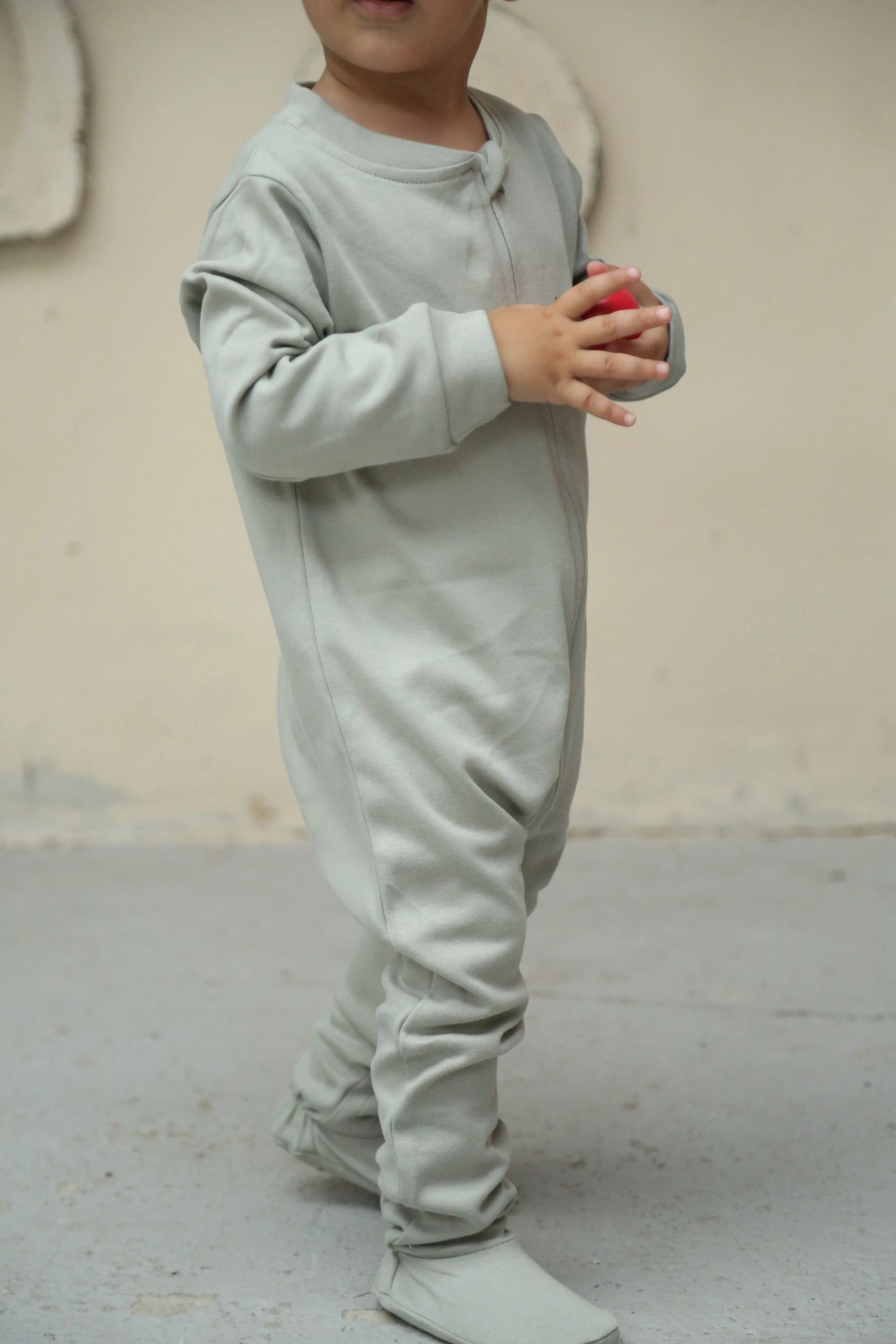Grenouillère Bébé Zippée en Coton