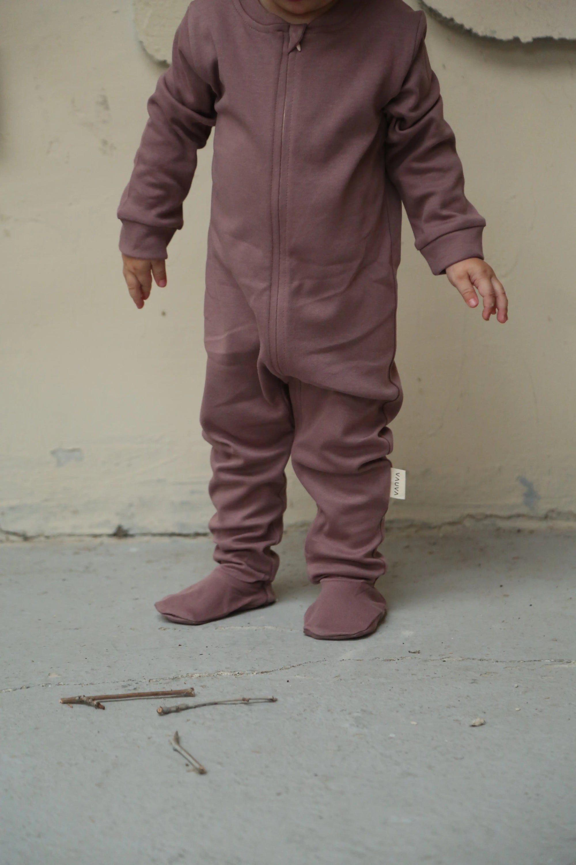 Grenouillère Bébé Zippée en Coton