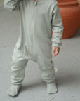 Grenouillère Bébé Zippée en Coton
