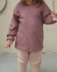 T-shirt à Manches Longues Enfant 100% Coton