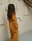 Ensemble Fille 2 Pièces en Velours Côtelé