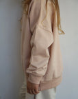 Sweat Fille en Coton avec Broderie