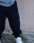 Pantalon Garçon en Molleton avec Poche