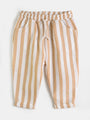 PANTALON BALLON À RAYURES EN COTON
