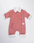 Combinaison Bébé Hiver Rose Poudré Douce et Chaude
