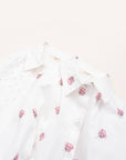 Chemise Fille en Popeline İmprimée