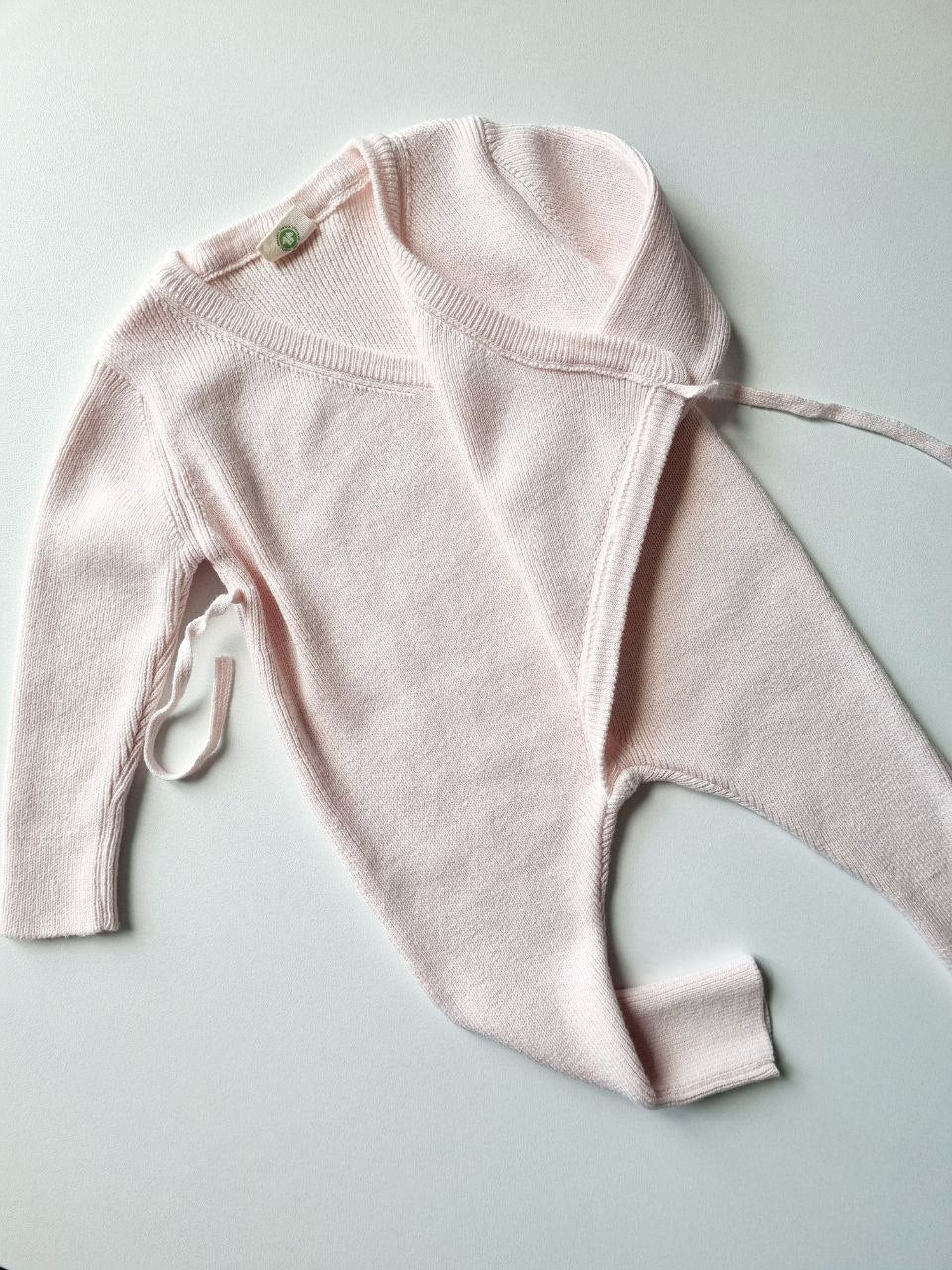 Combinaison Bébé Cache-Cœur En Maille