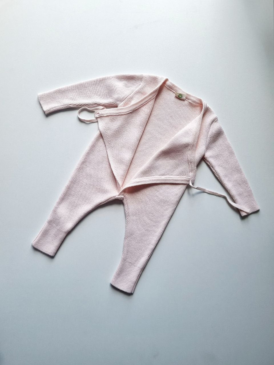 Combinaison Bébé Cache-Cœur En Maille