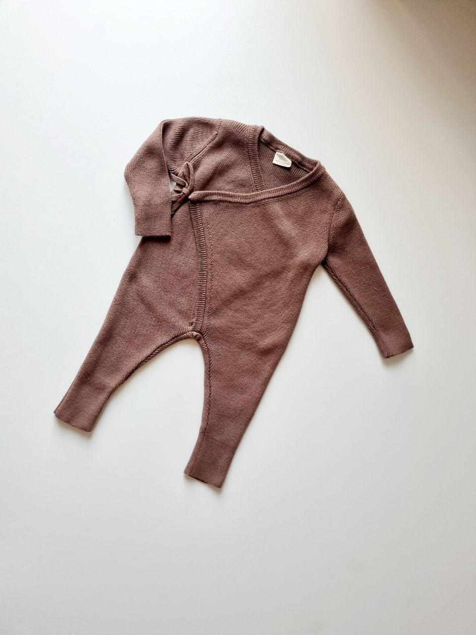 Combinaison Bébé Cache-Cœur En Maille