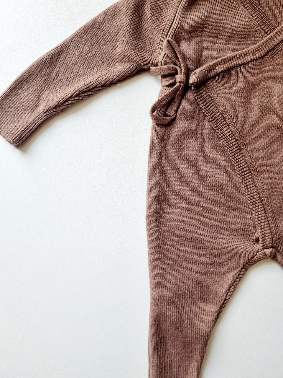 Combinaison Bébé Cache-Cœur En Maille