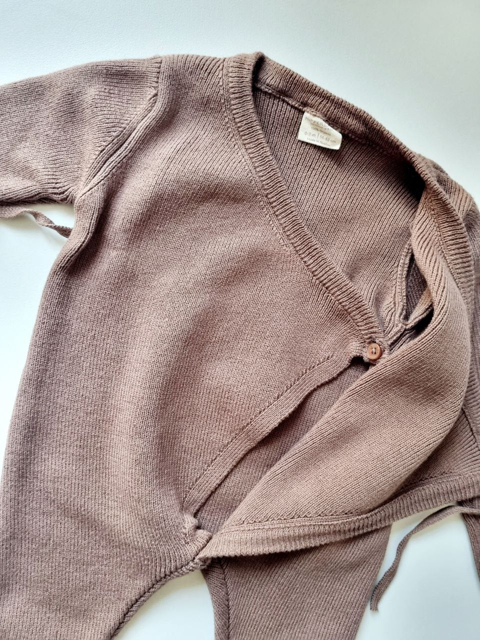 Combinaison Bébé Cache-Cœur En Maille