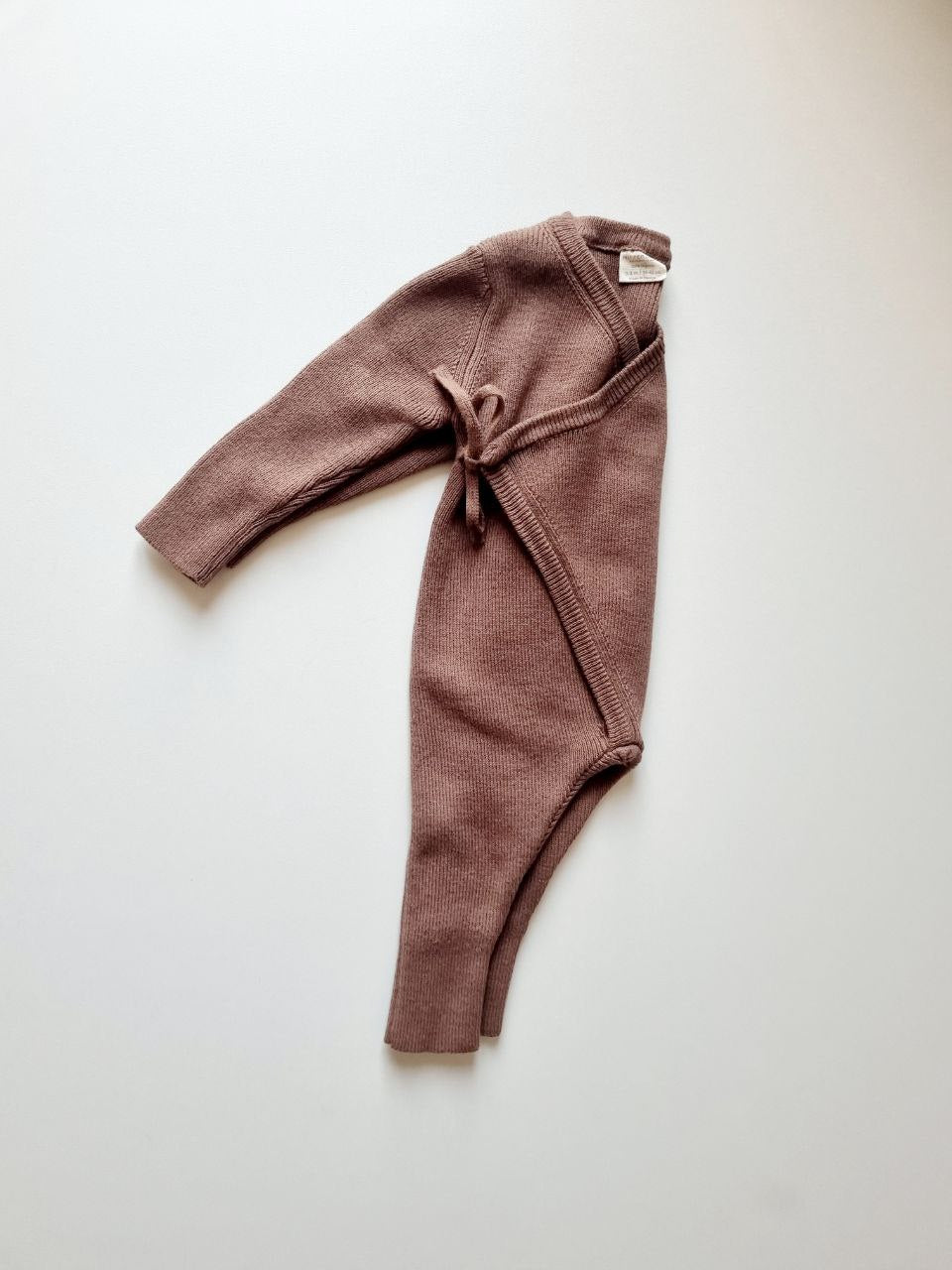 Combinaison Bébé Cache-Cœur En Maille